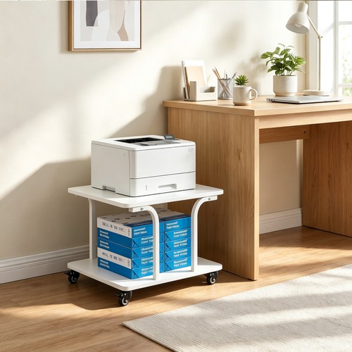Mobile printer stand with - stand,