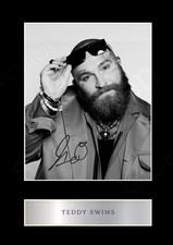 Teddy Swims Signed Edition Limited Memorabilia Print Gift Art Autographed Poster