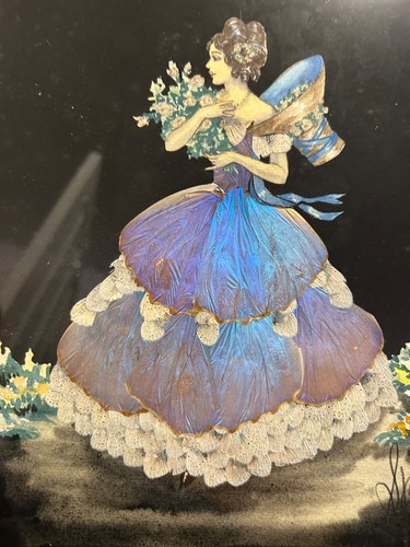 Art deco butterfly wings - art,