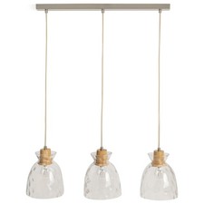 Glass Bar Pendant Light 3 Way