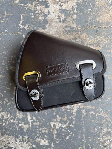 Triumph leather pannier bag - triumph,