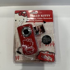 Hello Kitty Sakar Digital Video Camera Red  rare collectable