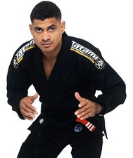 Tatami Nova  BJJ GI Size A3L Black Brazilian Jiu-Jitsu Judo + free white belt