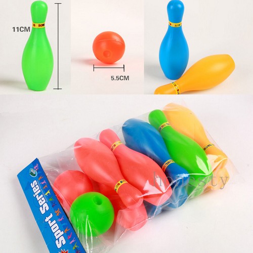 Pin skittle balls bowling - 10,