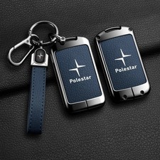 Leather Car Smart Key Fob Case