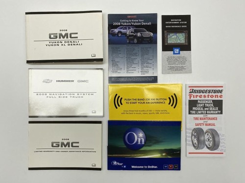 Owners manual 2008 gmc - 2008,