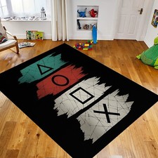 PlayStation Symbols Area Rug 