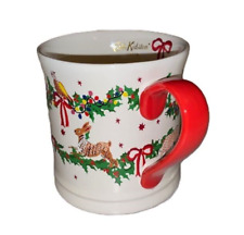 Cath Kidston CHRISTMAS Rabbit Animal Garland England Tea Coffee Cup MUG NWT New