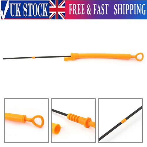 Metal yellow oil dip stick - yellow,