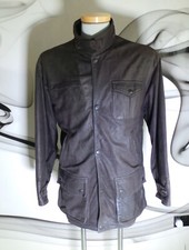 RARE Barbour BUSHMAN LEATHER