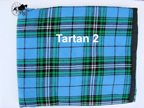 Tartan carriage driving apron - carriage,