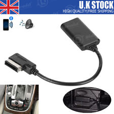 FOR AUX Audio Cable Adapter For Audi VW AMI MDI MMI Bluetooth Music Interface uk