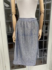 True Vintage 1930s Flapper Silver Lamé Lame Skirt