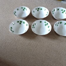 6 x Vintage Colclough Bone