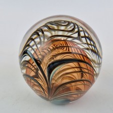 Adrian Sankey Signed Art Glass Paperweight Dated 1993