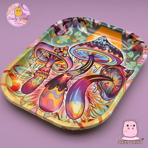 Trippy colourful mushroom - trippy,