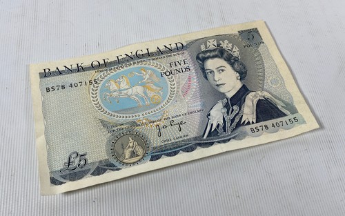 Vintage five pound note duke - vintage,