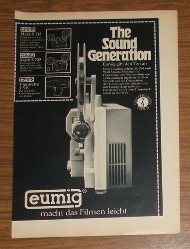 Rare advertising vintage eumig - vintage,