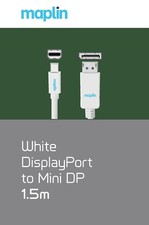 Maplin White DisplayPort to
