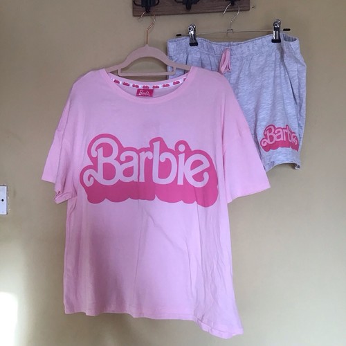 Tesco barbie short pyjamas - barbie,