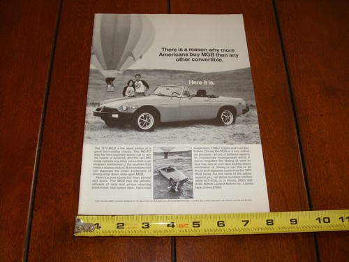 1979 mgb original - 1979, ad