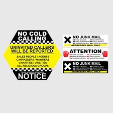 No Cold Callers Or Sales