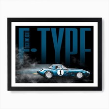 E Type Lightweight Art Print
