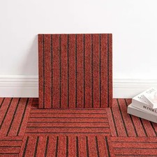 Commercial Carpet Tiles Non-Slip Soft Floor Carpet for Office, Bedroom, Kitchen
