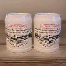 Pair of Vintage Beer Steins