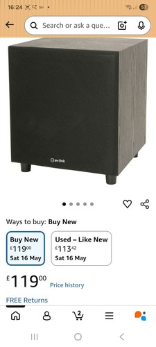 Link wired active subwoofer - av:link,