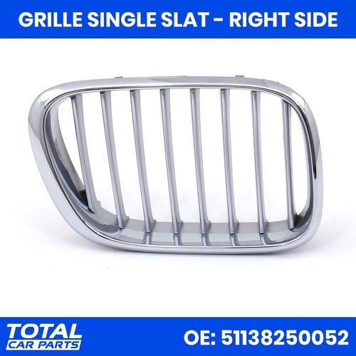 Right chrome radiator kidney - radiator,