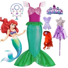 Kid Girls Little Mermaid Ariel