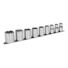 Sealey AK2677 Premier Whitworth Socket Set 1/2"Sq Drive 9pc