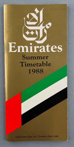 Emirates timetable summer - timetable,