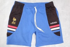 ADIDAS 90'S VINTAGE FRANCE EURO 1996 TRAINING SWEAT SHORTS,RETRO,SIZE:LARGE