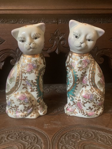 Stunning chinese imari - chinese, cats