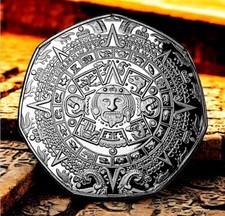 AZTEC CALENDAR Silver