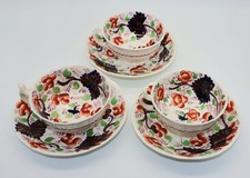 3 x Antique 19th-Century Gaudy