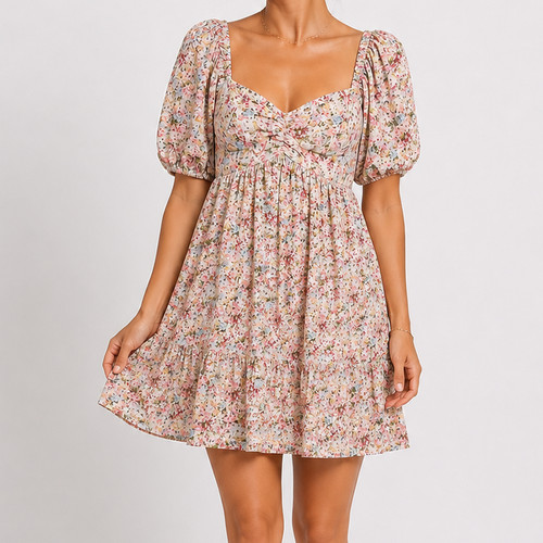 Free the roses floral puff - floral,
