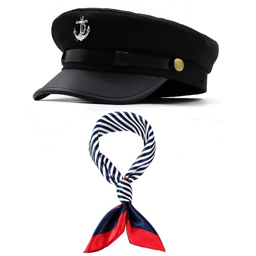 Yacht captain hat with sailor - captain,