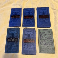 Bartholomew's/Bacon vintage Scottish Tourist & Cyclists Maps sheets 5,7,11,16,17