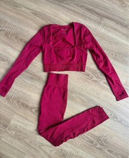 Bo Tee Burgundy Sculpt Gym Set