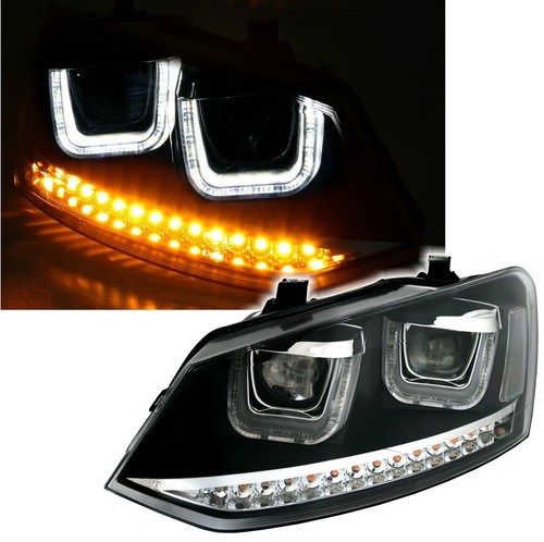 Black led tube daytime - black,