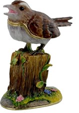 WREN Bird Trinket Box /