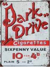 PARK DRIVE CIGARETTES