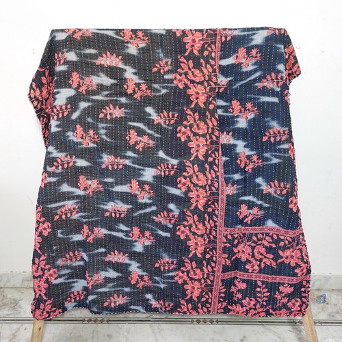 Indian vintage kantha quilt - indian,
