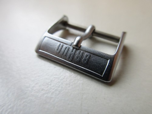 Braun vintage watch band - braun, mm