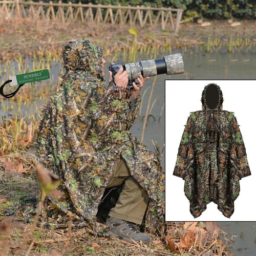 Poncho ghillie suits - poncho, leaf