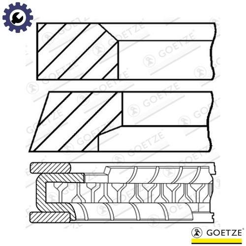 Piston ring kit - ring,
