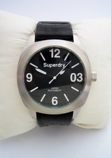 SUPERDRY WATCH WOMENS THOR SYL116B STAINLESS STEEL LEATHER QUARTZ JAPAN GENUINE